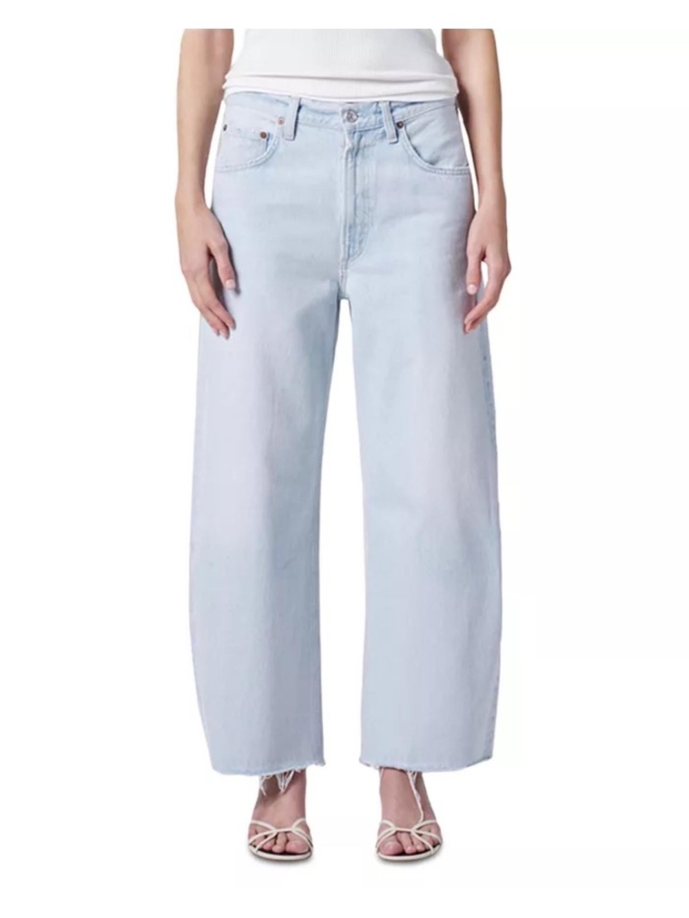 AGOLDE Low Curve Fray Jeans NWT